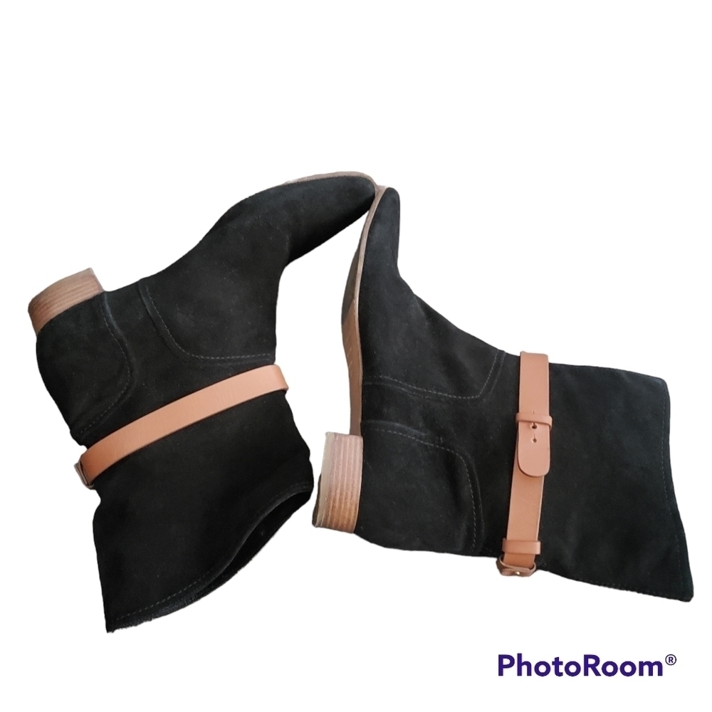 HP. Sergio Rossi Suede Leather Boots - Picture 3 of 12